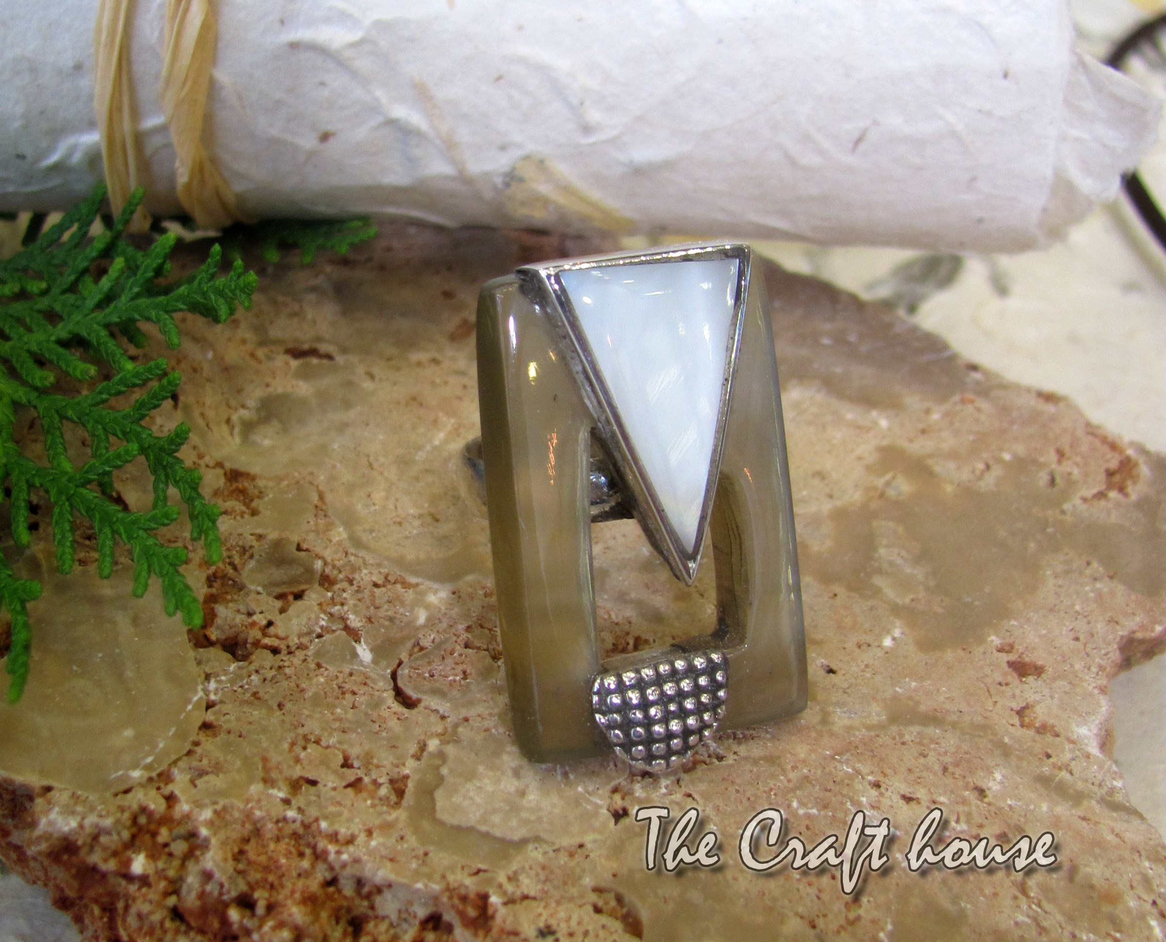 Silver ring with Horn - 73.63 € (144 lv)